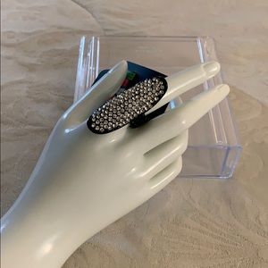 3 for$30- NEW 1990s Brash Black Stretch Ring